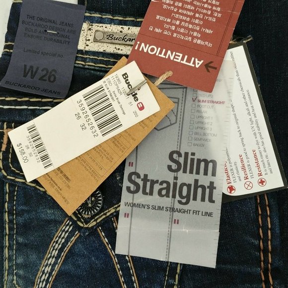 Buckaroo Jeans Buckle Embro Brush Domingo Slim Str - Picture 6 of 11